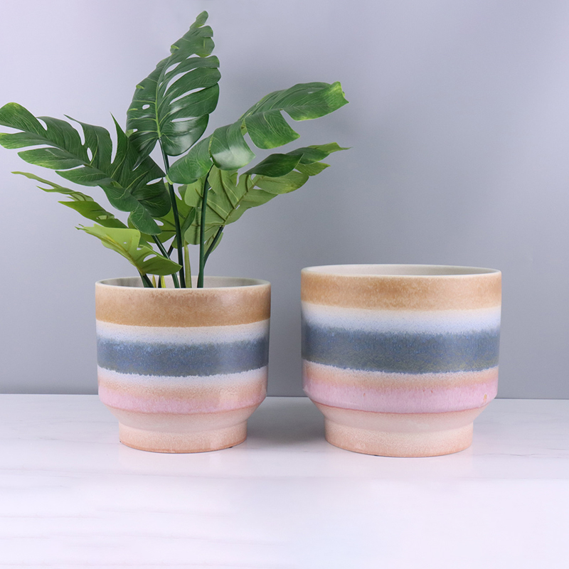 Handmade-Matt-Reactive-Glaze-Home-Dekorasi-Keramik-Pot-2