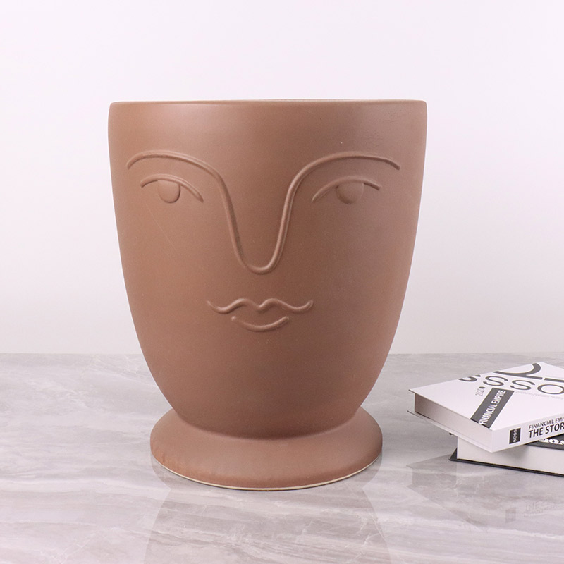 Yashash xonasiGarden uchun yuqori sifatli ijodiy shaklli keramika taburei (2)