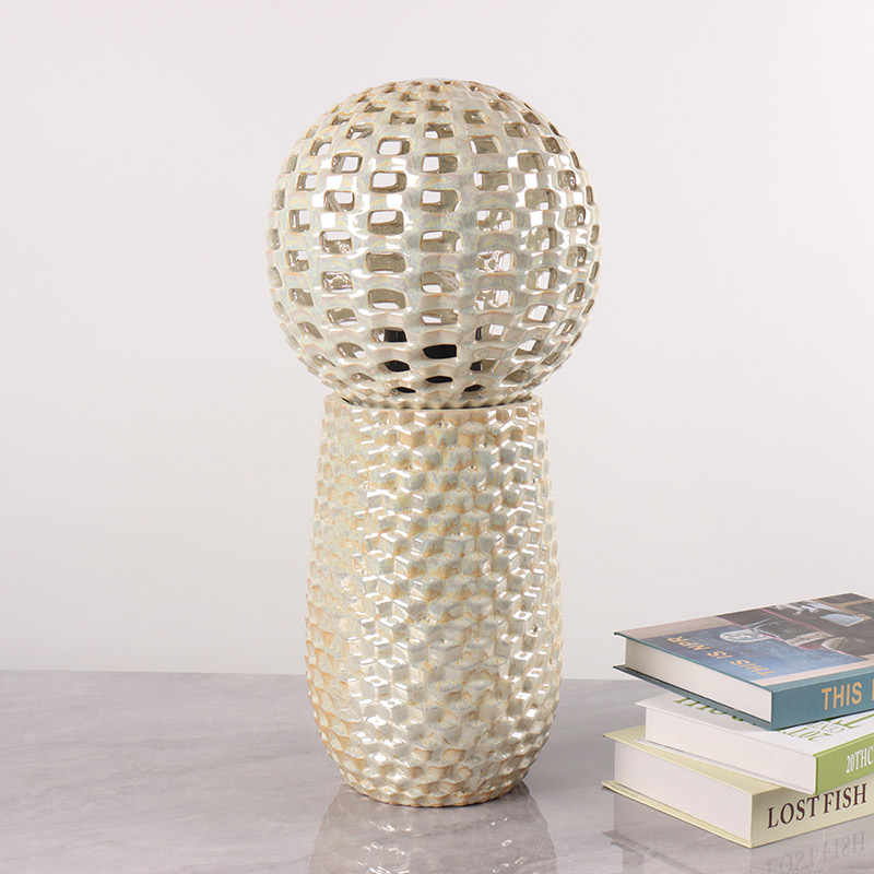 I-Hollow Special Shape Ceramics Lamp, Umhlobiso Wekhaya Nengadi (4)