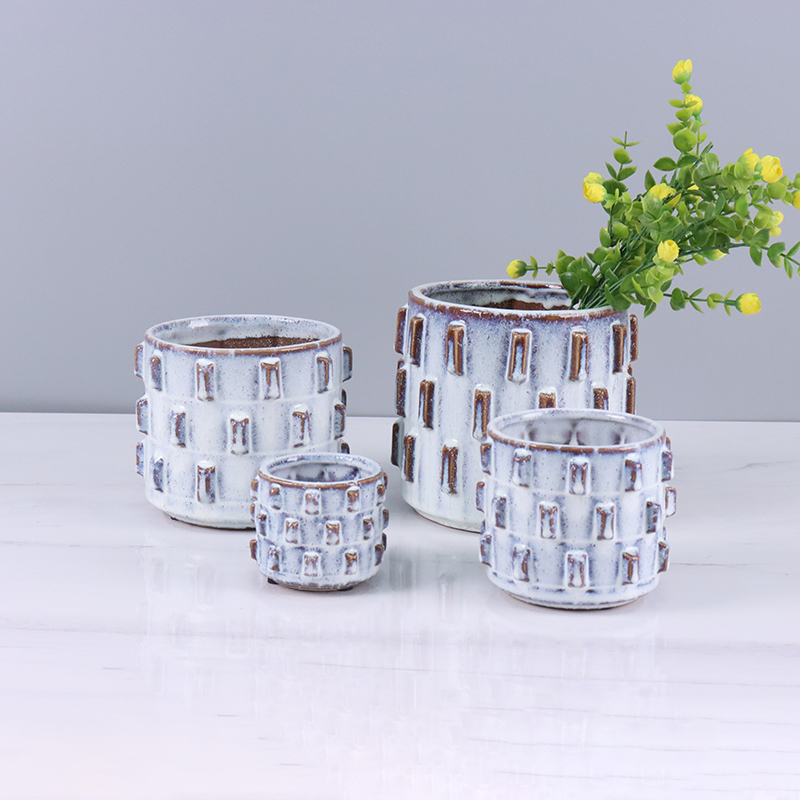 Керамический горшок и ваза для внутреннего и наружного декора специальной формы (1)