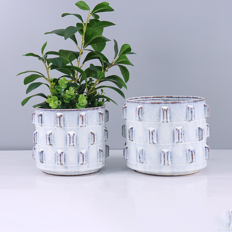 Керамічний плантатор і ваза спеціальної форми для внутрішнього та зовнішнього оформлення (2)