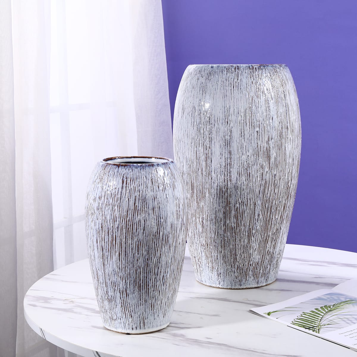 Large gamme de types et de tailles Pot de fleurs et vase en céramique pour décoration de la maison
